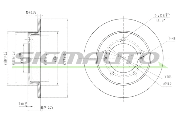 Brake Disc (DBA233S)