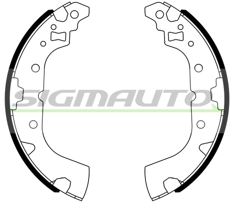 Brake Shoe Set (SFA836)