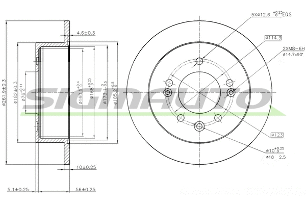 Brake Disc (DBC005S)
