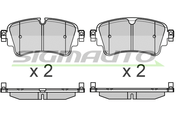 Brake Pad Set, disc brake (SPB688)
