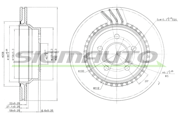 Brake Disc (DBB672V)