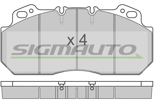 Brake Pad Set, disc brake (SPT280)