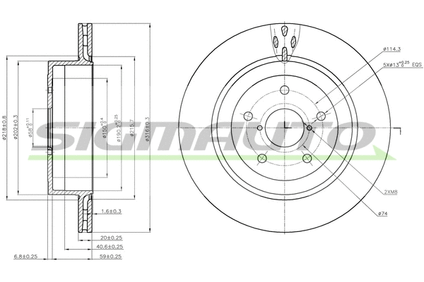 Brake Disc (DBB751V)
