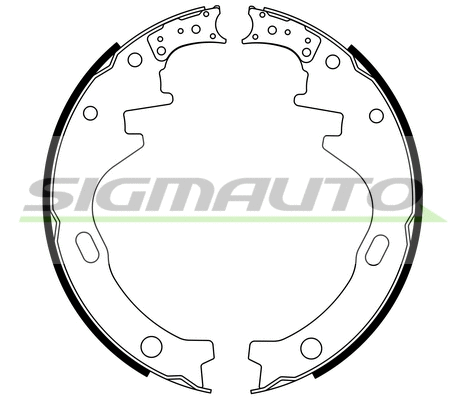 Brake Shoe Set (SFA848)