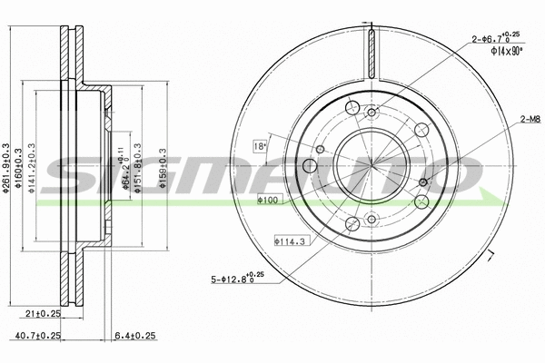 Brake Disc (DBB939V)