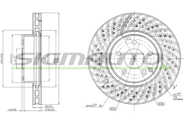 Brake Disc (DBB427V)