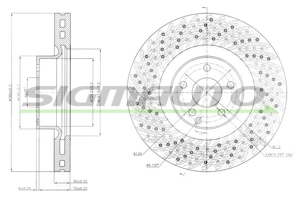 Brake Disc (DBB662V)