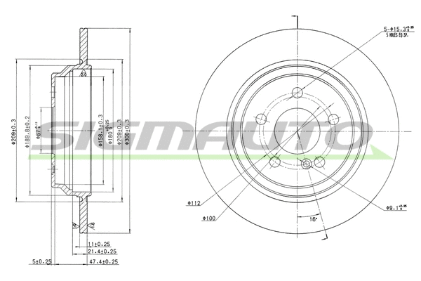 Brake Disc (DBB675S)