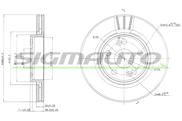 Brake Disc (DBB123V)