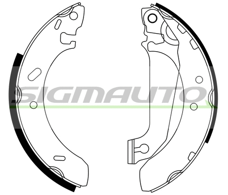 Brake Shoe Set (SFA227)