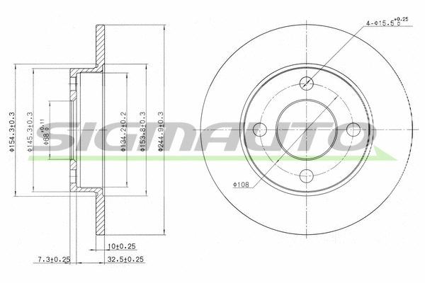 Brake Disc (DBA216S)