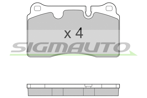 Brake Pad Set, disc brake (SPB288)
