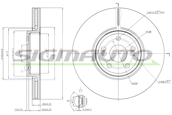 Brake Disc (DBB405V)