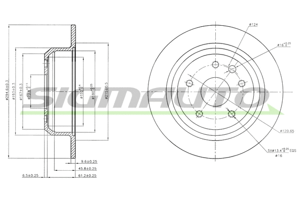 Brake Disc (DBA441S)