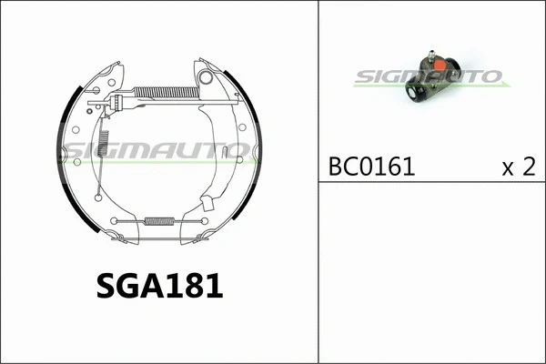 Brake Shoe Set (SGA181)