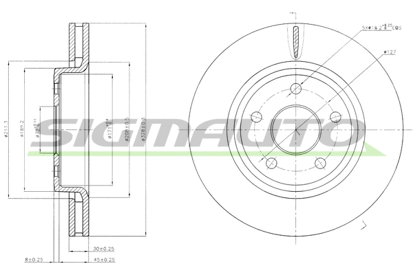Brake Disc (DBB593V)
