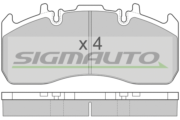 Brake Pad Set, disc brake (SPT324)