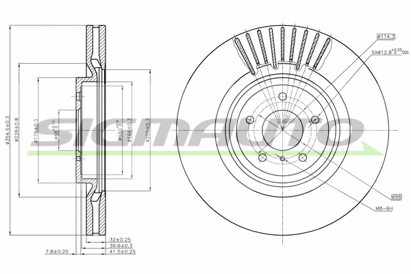Brake Disc (DBC430V)