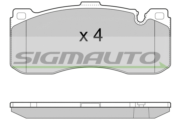 Brake Pad Set, disc brake (SPB472)