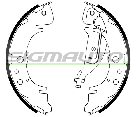 Brake Shoe Set (SFA738)