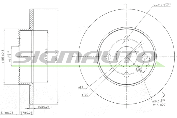 Brake Disc (DBB313S)