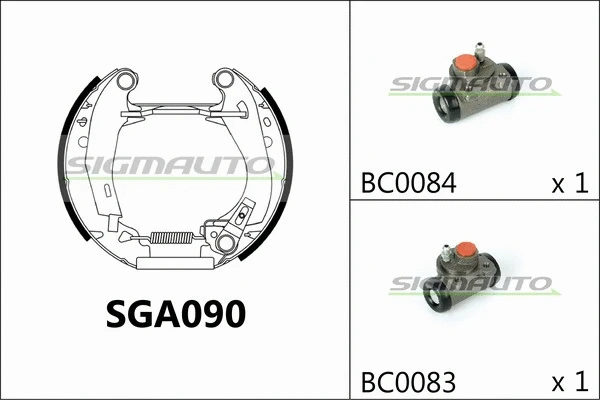 Brake Shoe Set (SGA090)