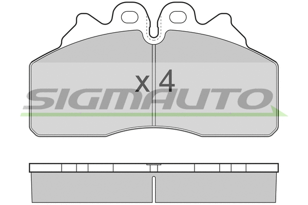 Brake Pad Set, disc brake (SPT325)