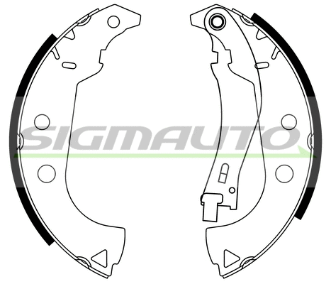 Brake Shoe Set (SFA164)