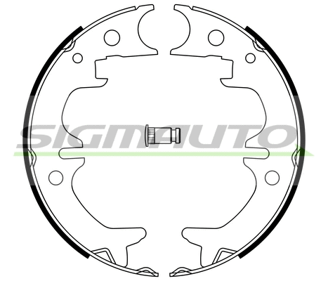 Brake Shoe Set, parking brake (SFA968)