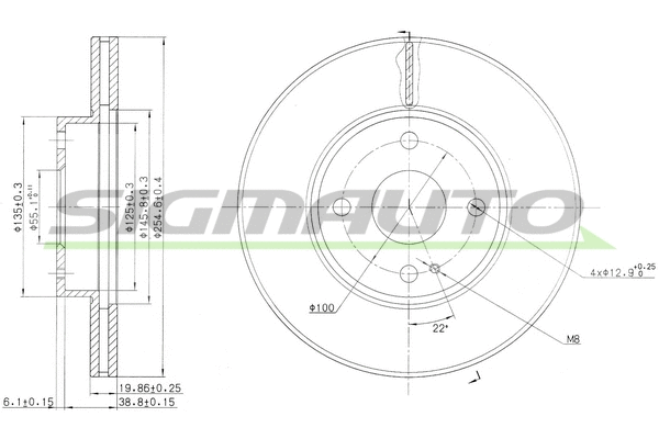 Brake Disc (DBA975V)