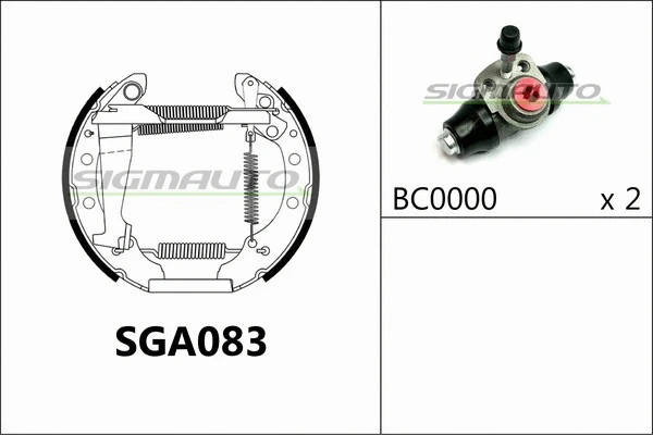 Brake Shoe Set (SGA083)