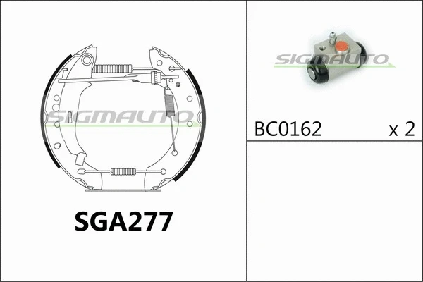 Brake Shoe Set (SGA277)