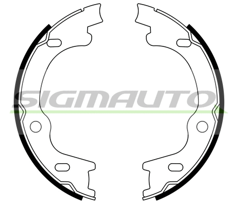 Brake Shoe Set, parking brake (SFA785)