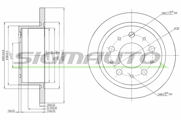 Brake Disc (DBB823S)