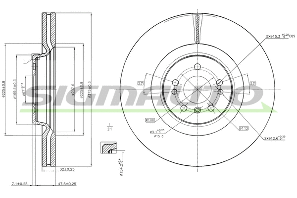 Brake Disc (DBB534V)