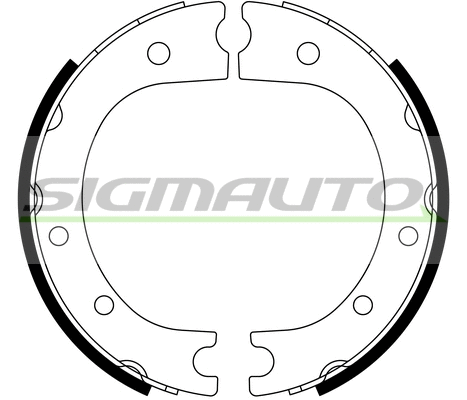 Brake Shoe Set, parking brake (SFA963)