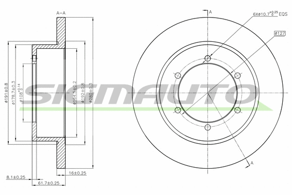 Brake Disc (DB0327S)