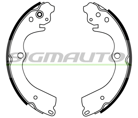 Brake Shoe Set (SFA889)