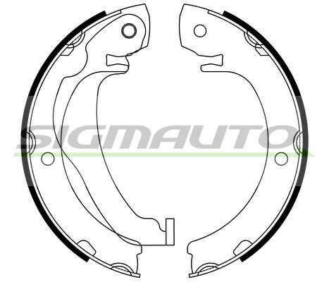 Brake Shoe Set, parking brake (SFA977)