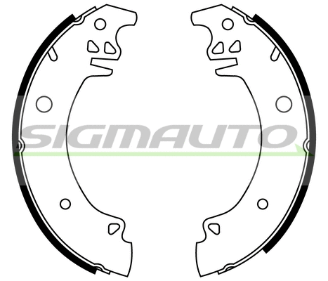 Brake Shoe Set (SFA376)
