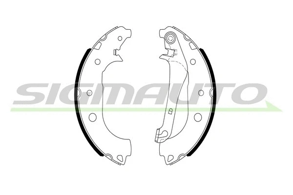 Brake Shoe Set (SFA250)