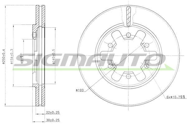 Brake Disc (DBA626V)