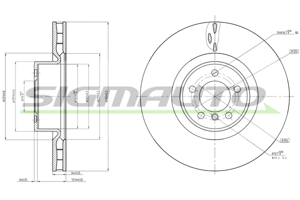 Brake Disc (DBC086V)