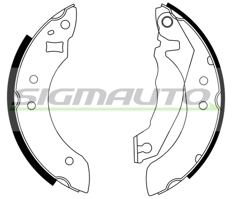 Brake Shoe Set (SFA200)