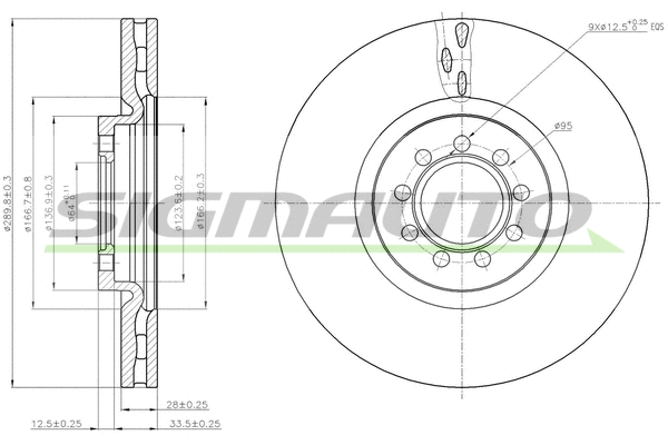 Brake Disc (DB0317V)