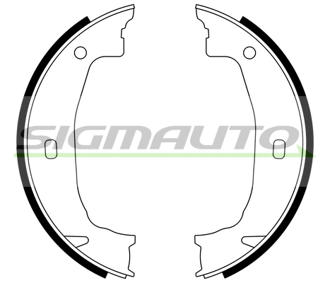 Brake Shoe Set, parking brake (SFA079)