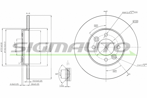 Brake Disc (DBA361S)