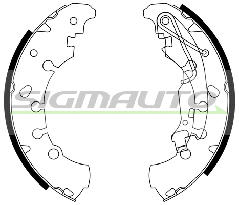 Brake Shoe Set (SFA140)