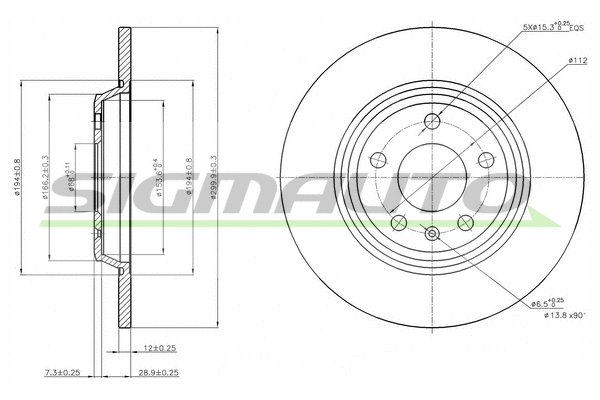 Brake Disc (DBB666S)