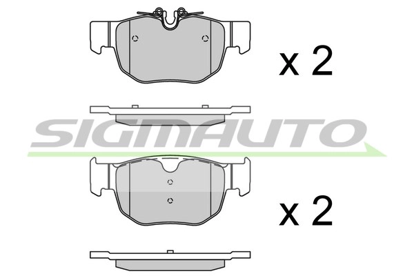 Brake Pad Set, disc brake (SPB936)